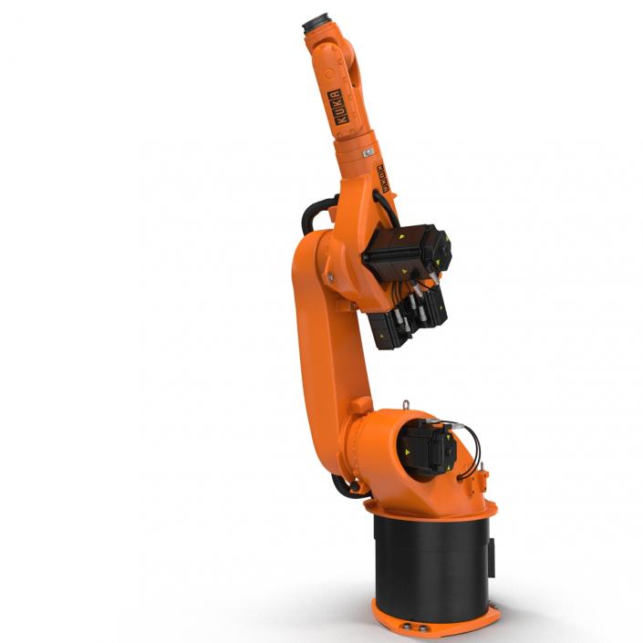3D model Kuka Robot KR 60-3 Rigged
