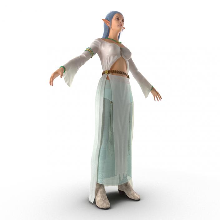Female Elf Rigged 3D