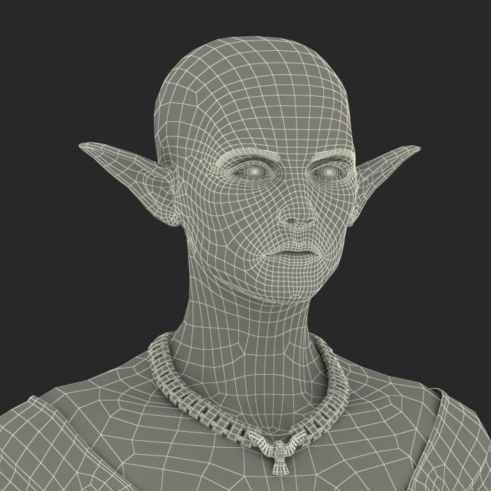 Female Elf Rigged 3D