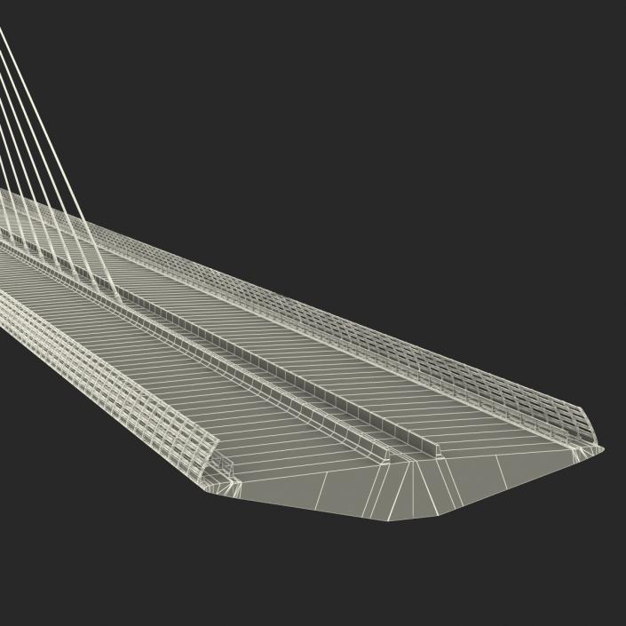 3D Millau Viaduct Bridge France model