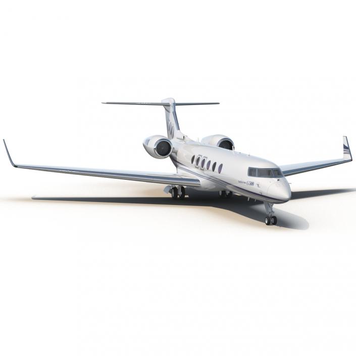 3D model Business Jet Gulfstream G500 Rigged