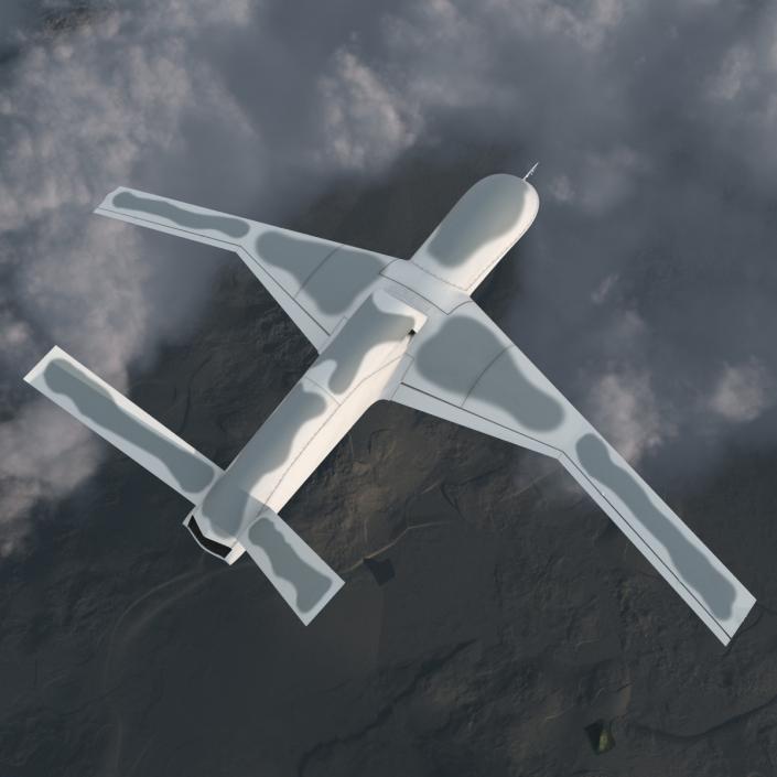 General Atomics Avenger UAV 3D