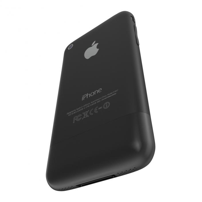 3D model Apple iPhone 2 Black
