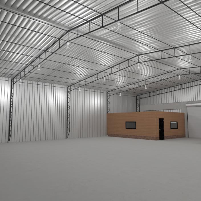 3D model Warehouse Building 2