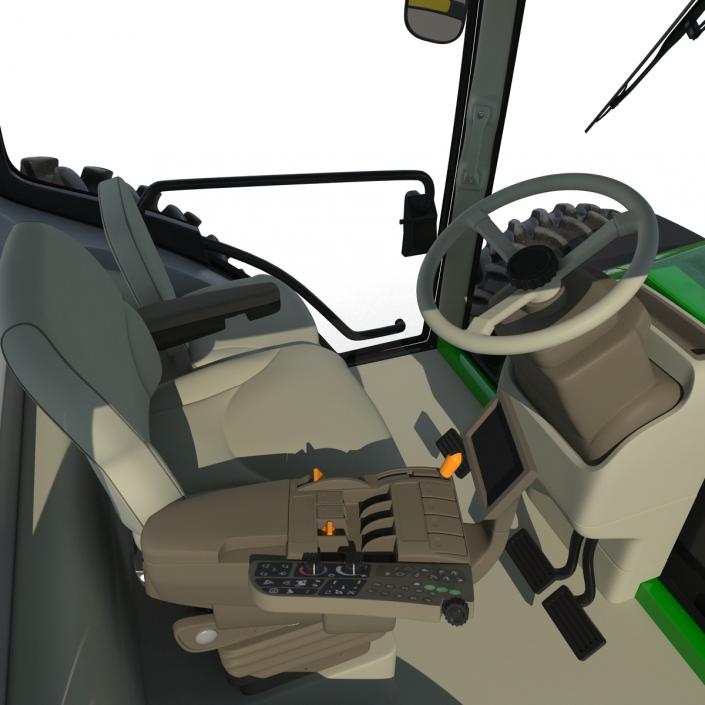 Tractor John Deere 8RT 3D