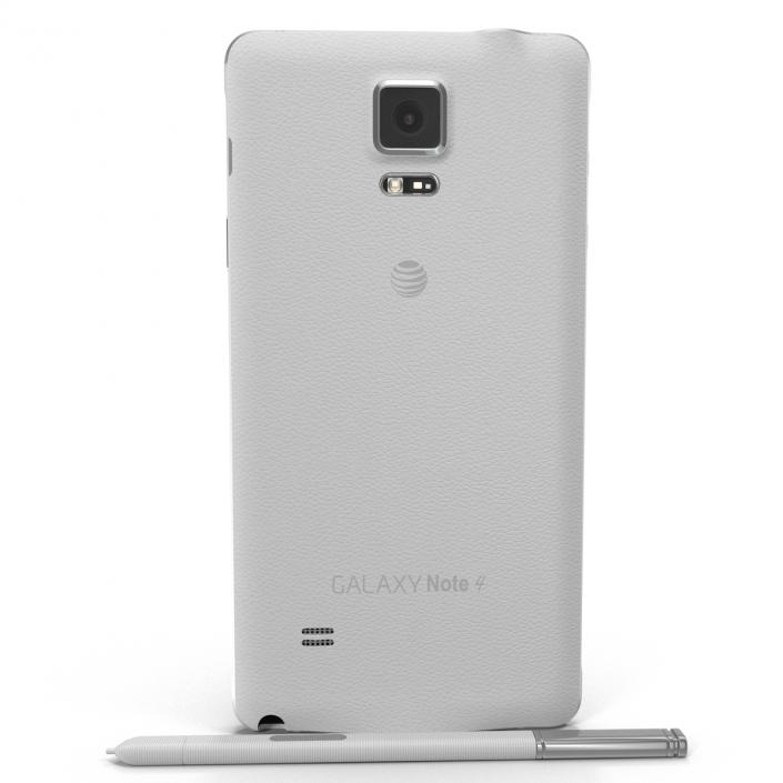 Samsung Galaxy Note 4 White 3D