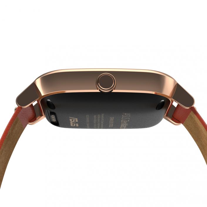 Smartwatch Asus ZenWatch 2 Leather Band 3D model