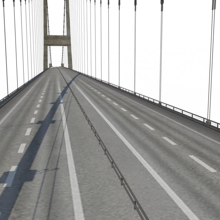 3D Great Belt Fixed Link Bridge model