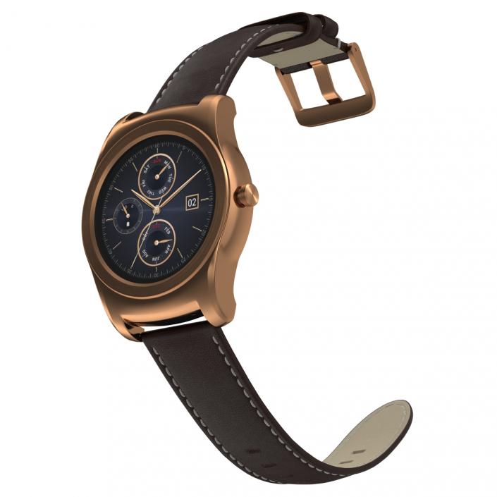 LG Watch Urbane 2 Gold 3D