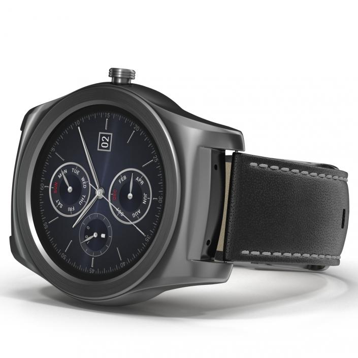 LG Watch Urbane 3 Silver 3D model