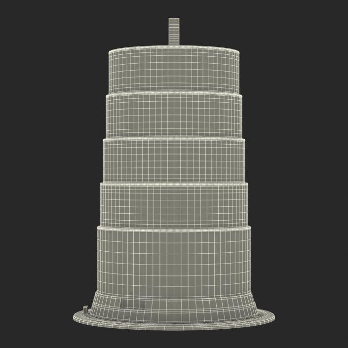 3D Barrel Barricade 2 model