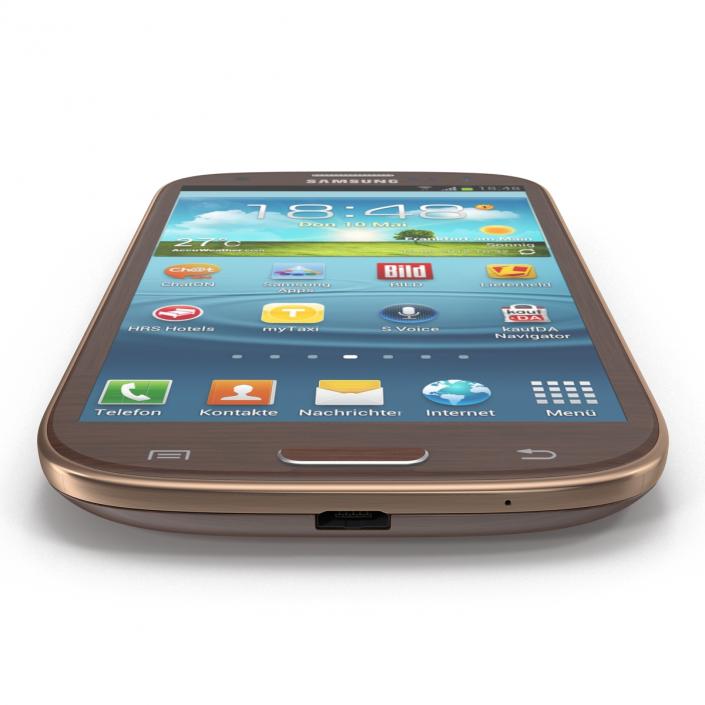 3D Samsung Galaxy S III Brown