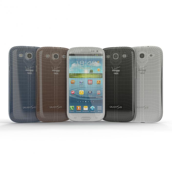 Samsung Galaxy S III Set 3D model