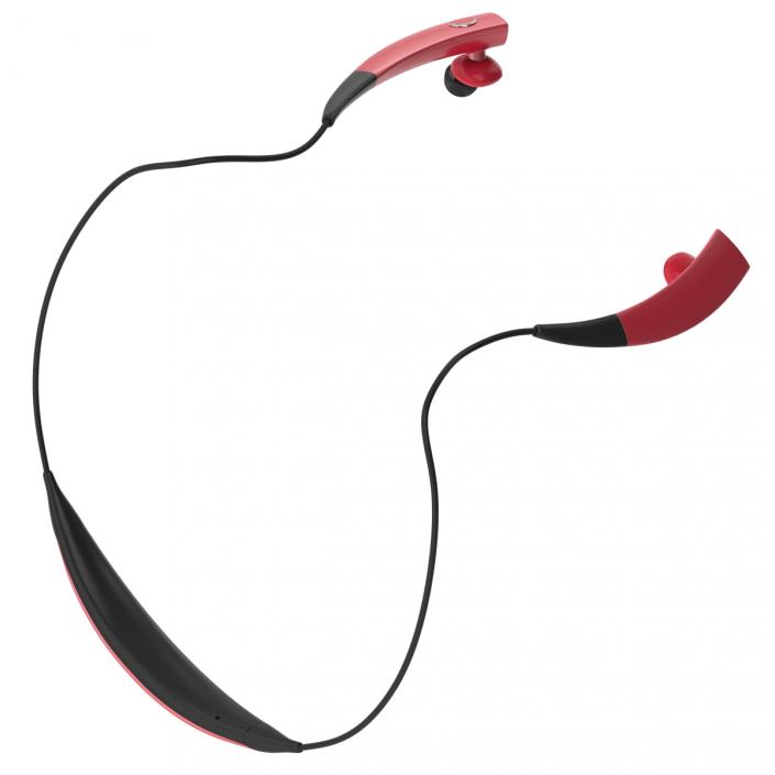 Bluetooth Headset Samsung Gear Circle Pink 3D