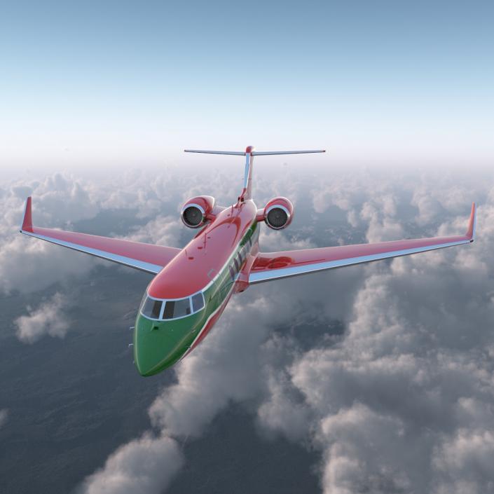 3D model Business Jet Gulfstream G500 2