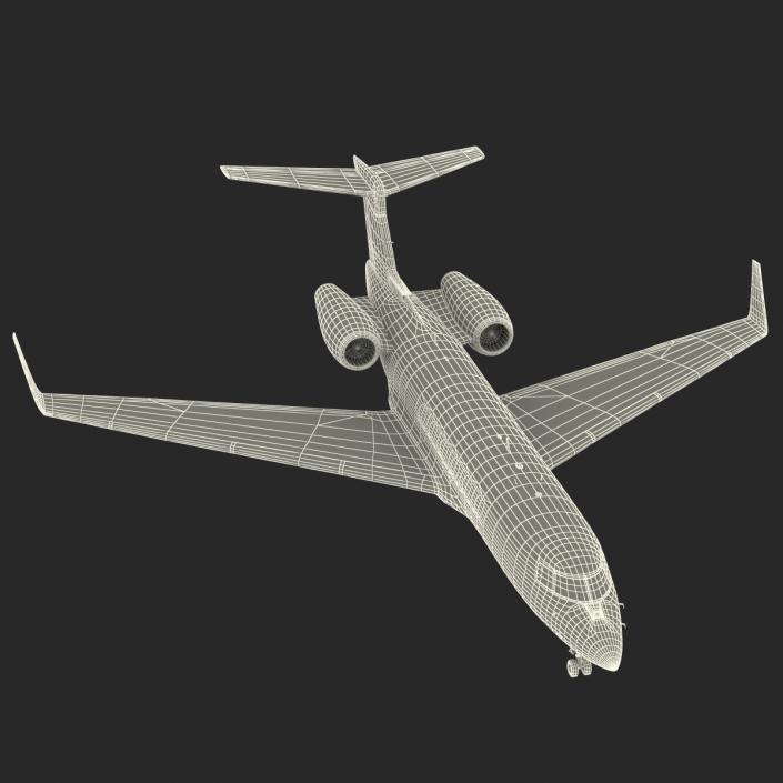 3D model Business Jet Gulfstream G500 2