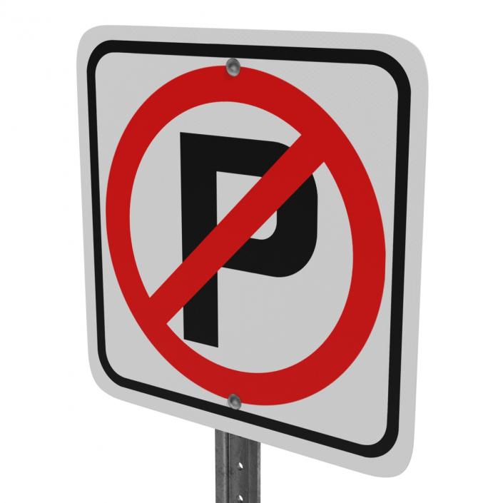 No Parking Sign 2 3D