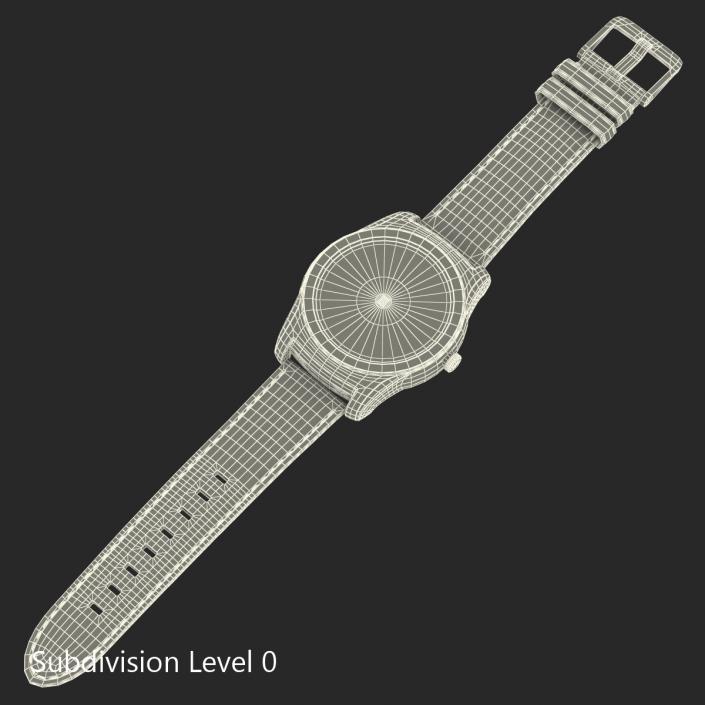 LG Watch Urbane Silver 3D