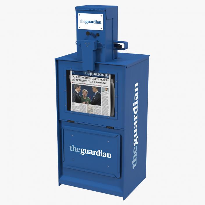 3D Classic Newspaper Box