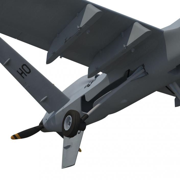 3D Unmanned Combat Air Vehicle MQ 9 Reaper UAV model