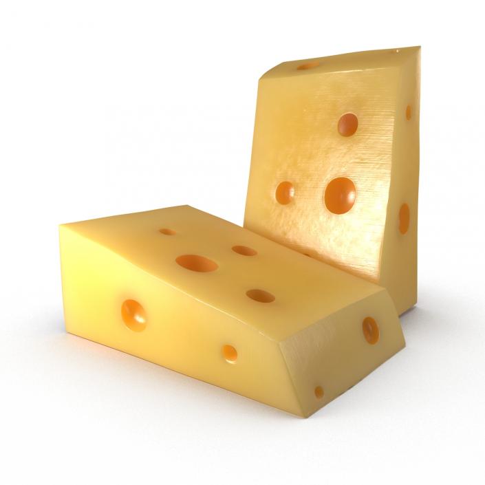 Cheese Wedge 3 3D model