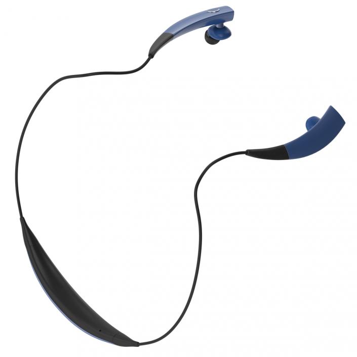 3D Bluetooth Headset Samsung Gear Circle Blue Set