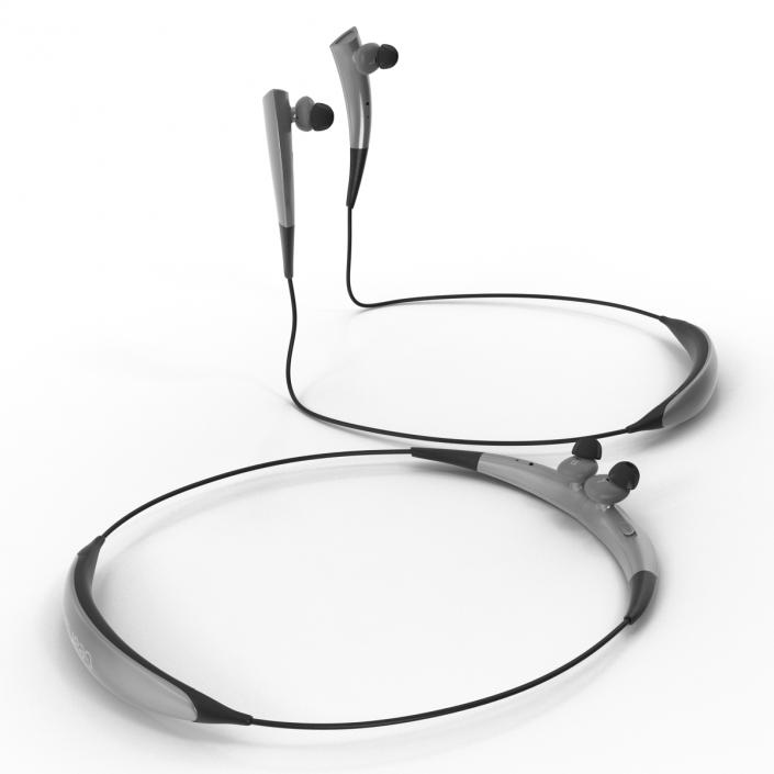3D Bluetooth Headset Samsung Gear Circle Silver Set model