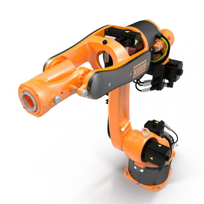 3D Kuka Robot KR 5-2 Arc HW Rigged