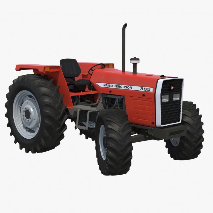 Tractor Massey Ferguson 385 Rigged 3D model
