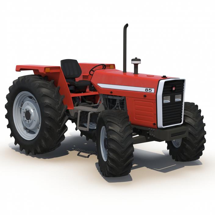 Tractor Generic 5 Rigged 3D model