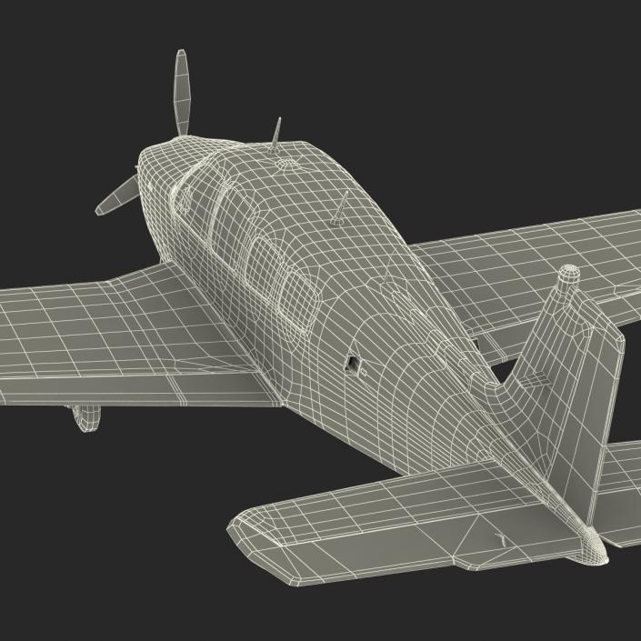 3D model Beechcraft Bonanza 2