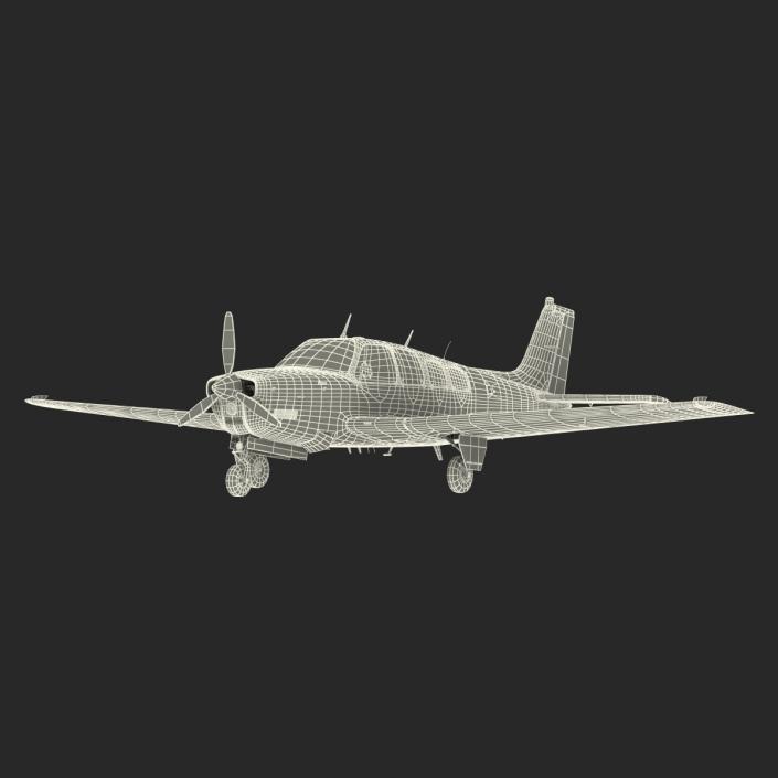 3D model Beechcraft Bonanza Rigged