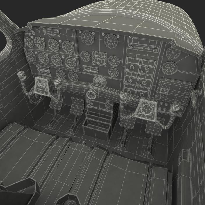 Beechcraft Bonanza 2 Rigged 3D