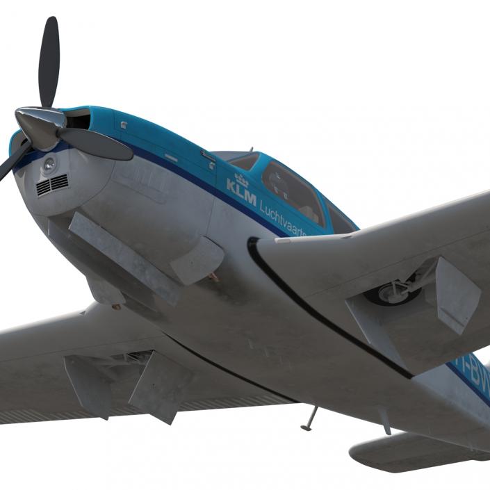 Beechcraft Bonanza 3 Rigged 3D