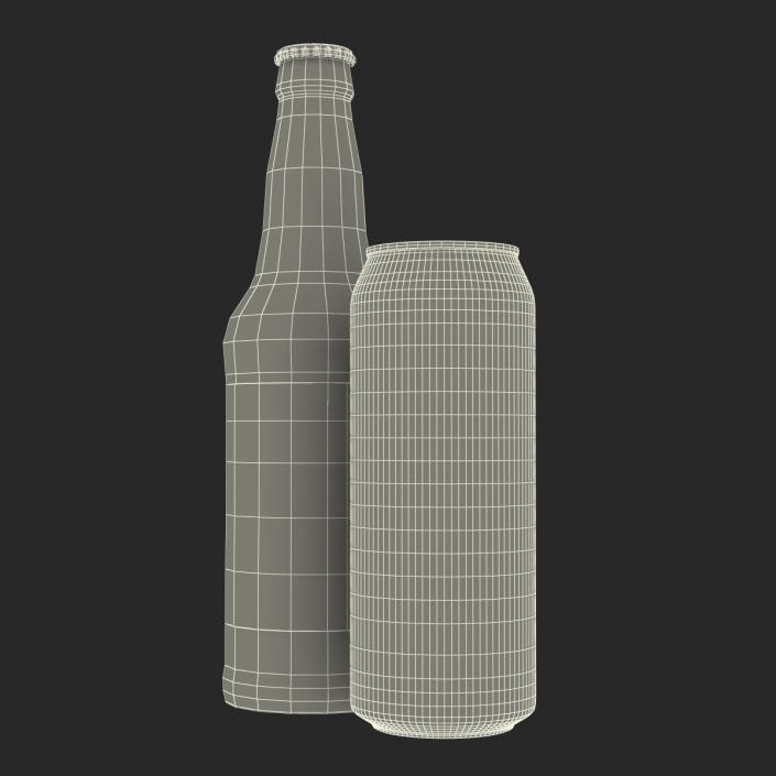 3D Bottles Collection model