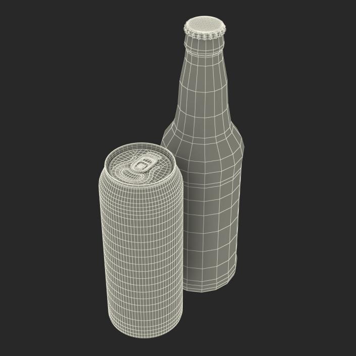 3D Bottles Collection model