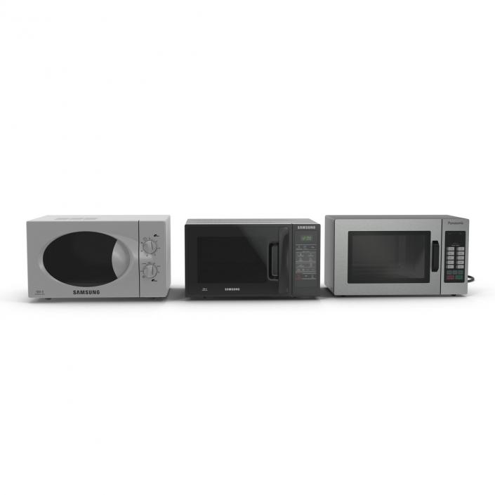 3D Microwave Ovens 3D Models Collection 2 model