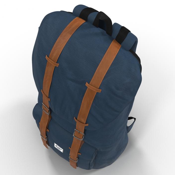 3D model Backpack 8 Blue