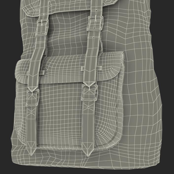 3D model Backpack 8 Blue