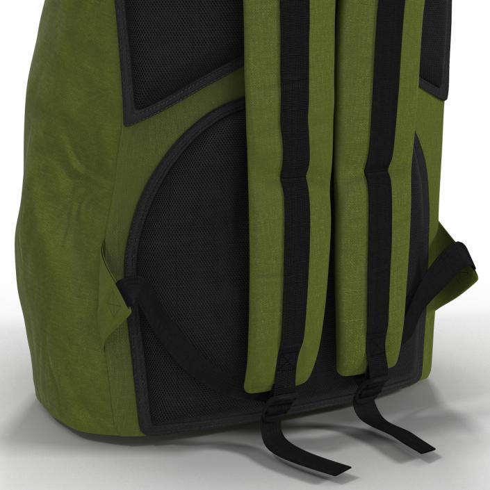 Backpack 8 Green Generic 3D model