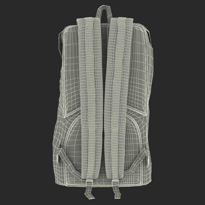 Backpack 8 Green Generic 3D model