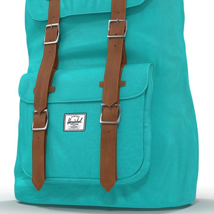 3D model Backpack 8 Turquoise