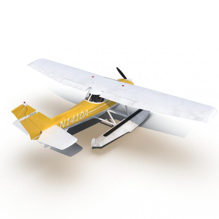 3D Cessna 150 Seaplane 3