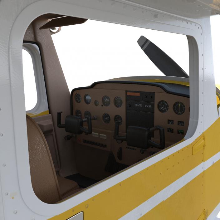 Cessna 150 Rigged 3 3D model