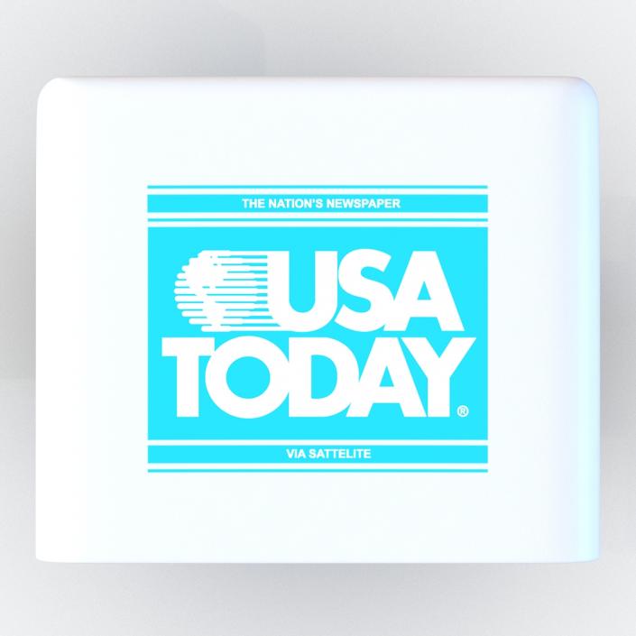 3D USA Today Newspaper Box model