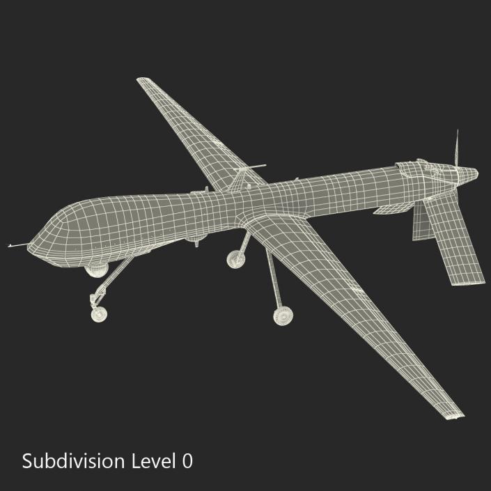General Atomics MQ-1 Predator 3D model