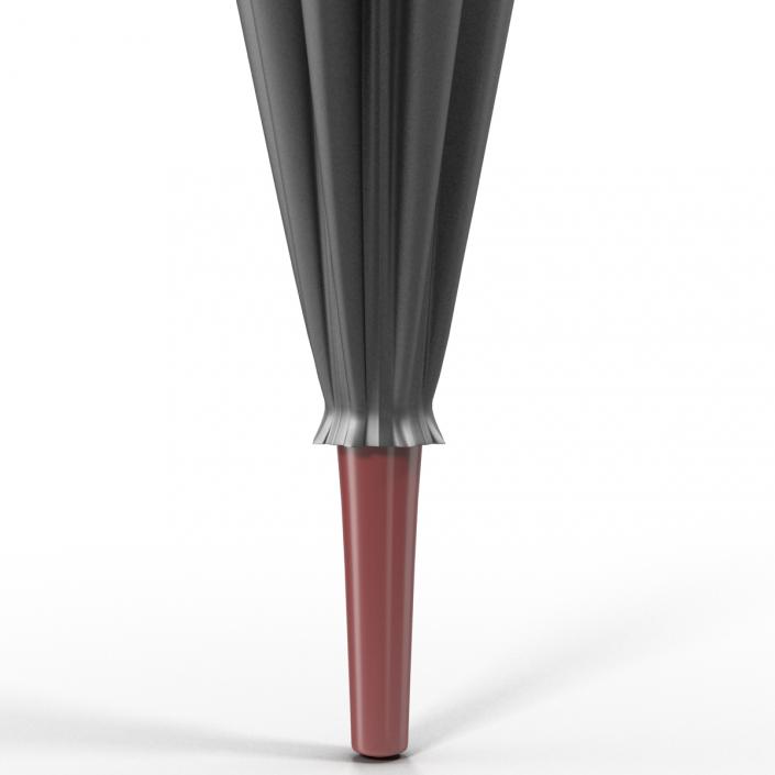 3D Umbrella Closed 3 Black model