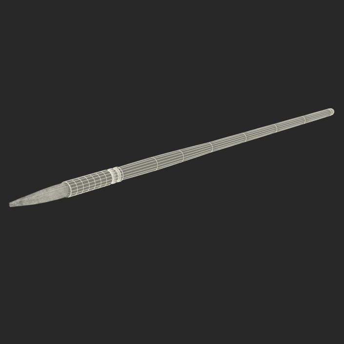 3D model Paint Brush Pointed Round