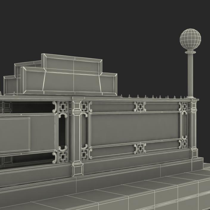 Subway Entrance in New York City 3D