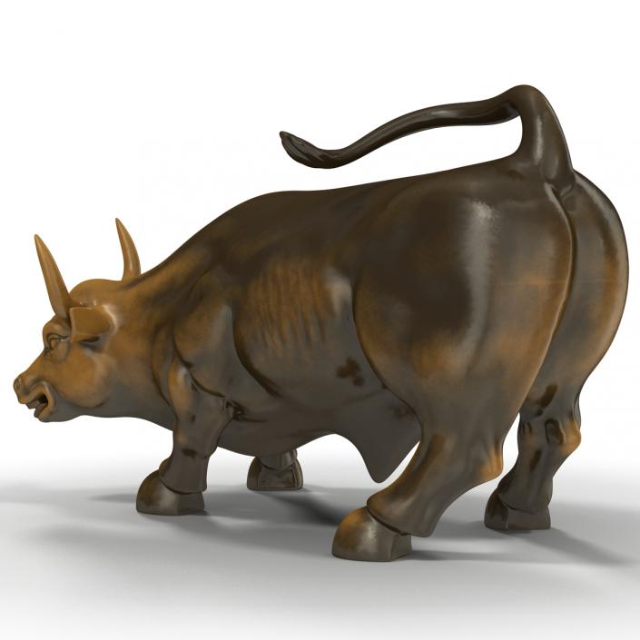 3D Wall Street Bull